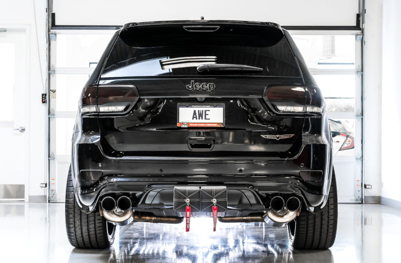 AWE Tuning 3015-31017 - AWE3015-31017 - AWE Tuning 2020 Jeep Grand Cherokee SRT/Trackhawk Touring Edition Exhaust - Use w/Stock Tips - Shipped in Europe - Tuningsupply.com