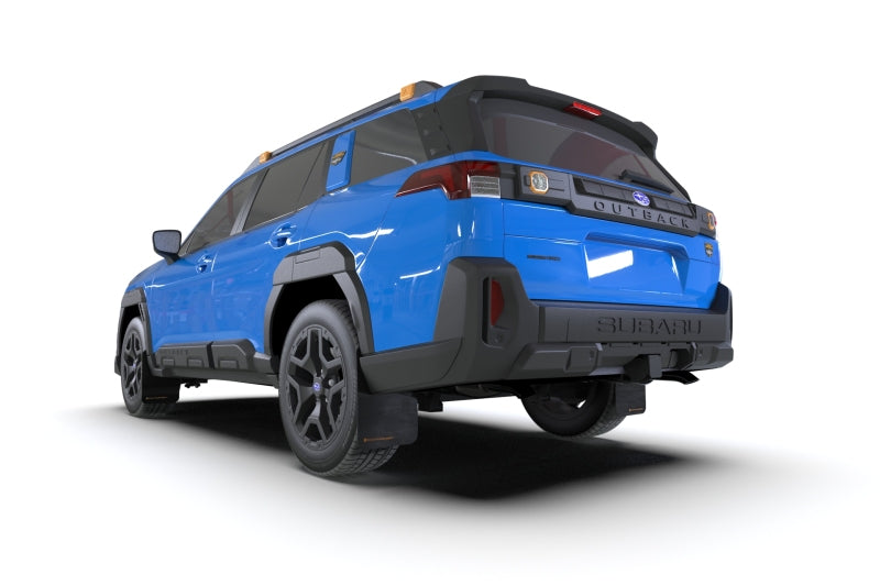 Rally Armor MF136-UR-BLK-WOR - RALMF136-UR-BLK-WOR - Rally Armor 2026 Subaru Outback Black UR Mud Flap w/Orange Logo - Shipped in Europe - Tuningsupply.com