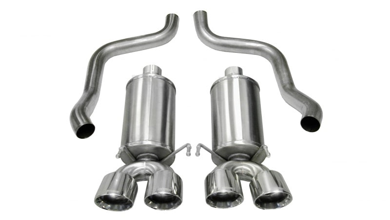 CORSA Performance 14469 - COR14469 - Corsa 2005-2007 Chevrolet Corvette C6 6.0L V8 Polished Xtreme Axle-Back Exhaust - Shipped in Europe - Tuningsupply.com