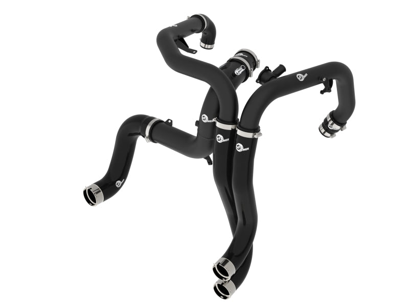 aFe 46-20754-B - AFE46-20754-B - aFe 22-24 Ford Bronco Raptor V6-3.0L BladeRunner Aluminum Hot and Cold Charge Pipe Kit - Black - Shipped in Europe - Tuningsupply.com
