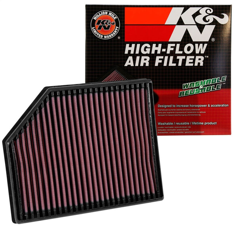 K&N Engineering 33-3065 - KNN33-3065 - K&N 16-17 Volvo V90 II L4-2.0L DSL Drop In Replacement Air Filter - Shipped in Europe - Tuningsupply.com