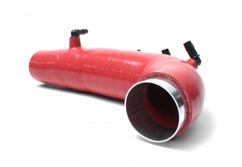 Perrin Performance PSP-INT-421RD - PERPSP-INT-421RD - PERRIN 08-14 Subaru WRX / 04-13 Forester XT / 05-09 LGT/OBXT Turbo Inlet Hose - Red - Shipped in Europe - Tuningsupply.com