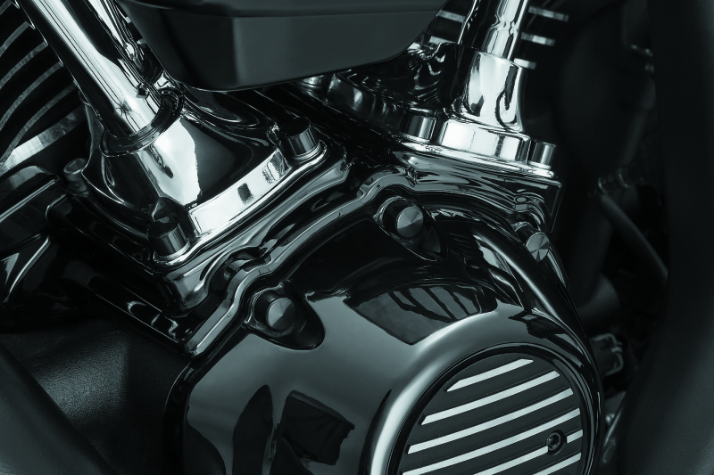 Kuryakyn 2465 - KUR2465 - Kuryakyn Kool Kaps Engine Kit Milwaukee-8 Gloss Black - Shipped in Europe - Tuningsupply.com