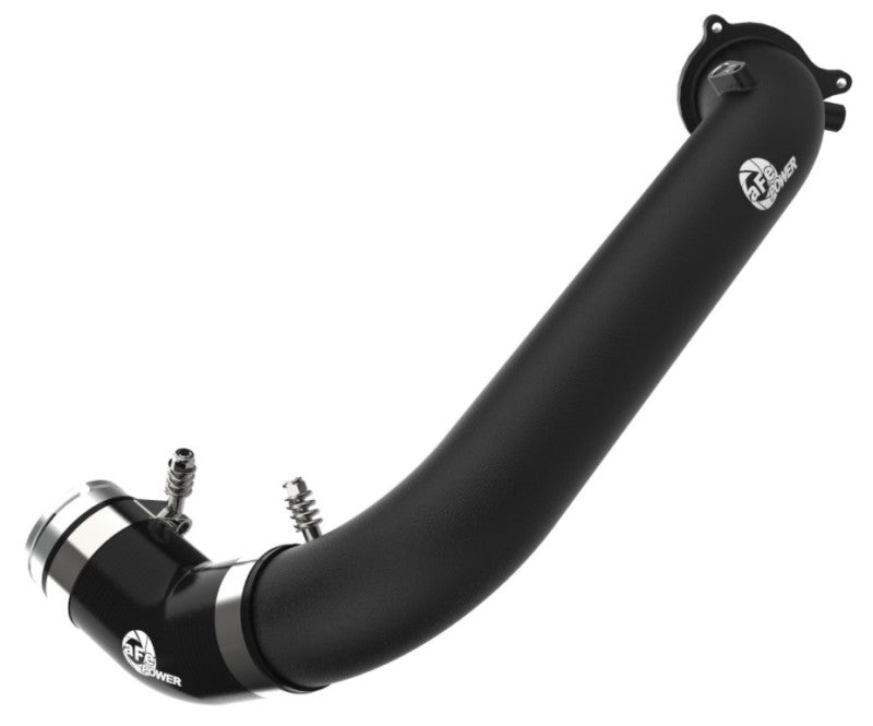 aFe 46-20488-B - AFE46-20488-B - aFe BladeRunner Black 2-3/4in Aluminum Charge Pipe 2021 Toyota Supra GR (A90) I4-2.0L (t) B48 - Shipped in Europe - Tuningsupply.com