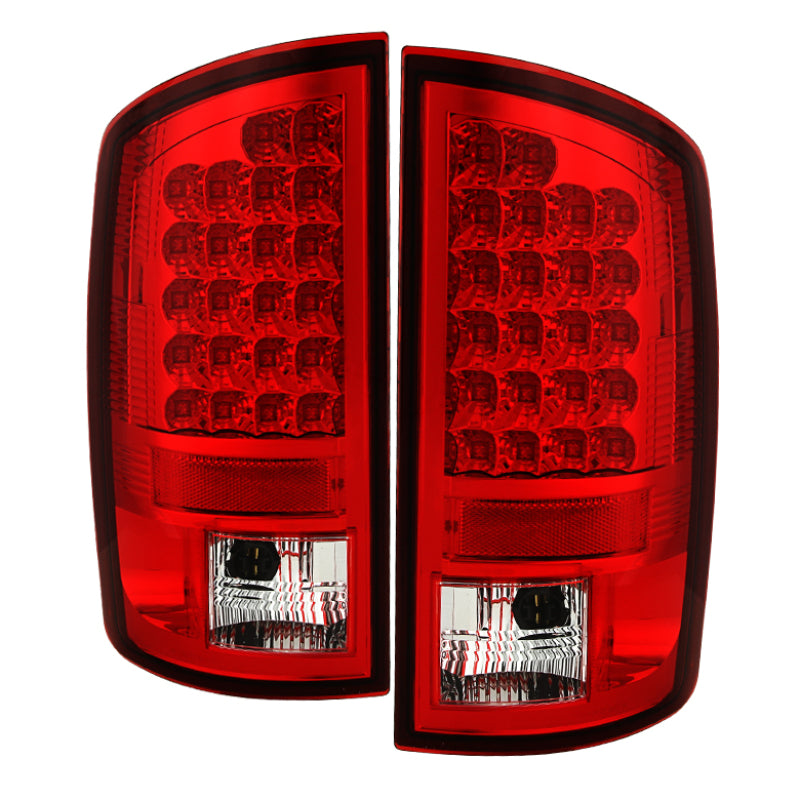 SPYDER 5002631 - SPY5002631 - Spyder Dodge Ram 07-08 1500/Ram 07-09 2500/3500 LED Tail Lights Red Clear ALT-YD-DRAM06-LED-RC - Shipped in Europe - Tuningsupply.com