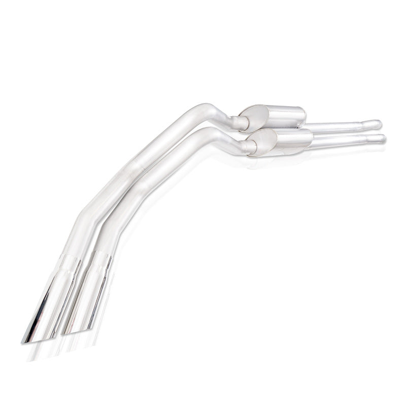 Stainless Works FT18CBL - SSWFT18CBL - Stainless Works 15-25 Ford F150 5.0L Legend Aftermark Connection Dual 3.5in Side Exit Polished Tips - Shipped in Europe - Tuningsupply.com