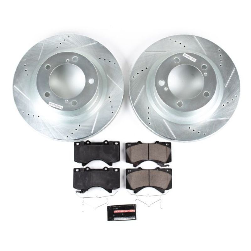 PowerStop K2952 - PSBK2952 - Power Stop 16-18 Lexus LX570 Front Z23 Evolution Sport Brake Kit - Shipped in Europe - Tuningsupply.com