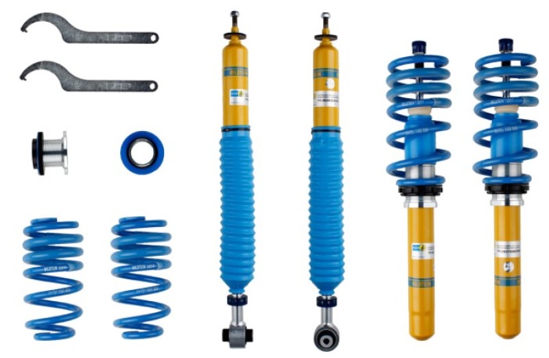 Bilstein 48-275071 - BIL48-275071 - Bilstein B16 (PSS10) 17-19 Audi A4 Front and Rear Suspension Kit - Shipped in Europe - Tuningsupply.com