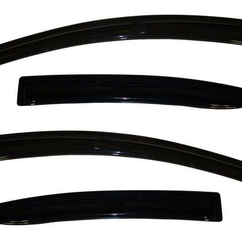 AVS 94257 - AVS94257 - AVS 10-13 Mazda 3 Ventvisor Outside Mount Window Deflectors 4pc - Smoke - Shipped in Europe - Tuningsupply.com