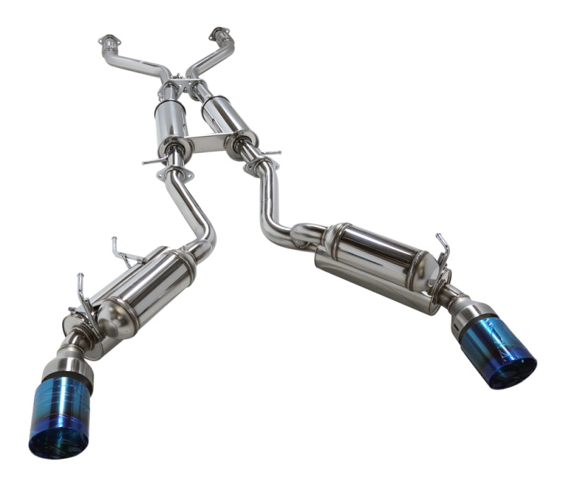 HKS 32009-BN004 - HKS32009-BN004 - HKS 09-21 Nissan 370z Dual Hi-Power Ti. Tip Catback Exhaust (SUS304 NO COATING) - Shipped in Europe - Tuningsupply.com