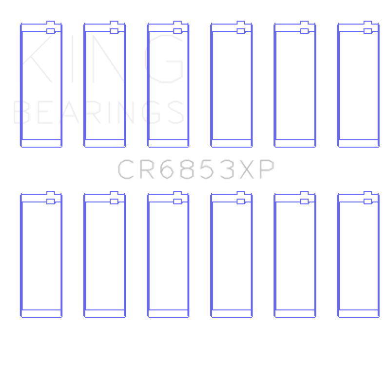 King Engine Bearings GCR6853XP - KINGCR6853XP - King Engine Bearings BMW Performance Rod Bearing Set - Size STD - Shipped in Europe - Tuningsupply.com