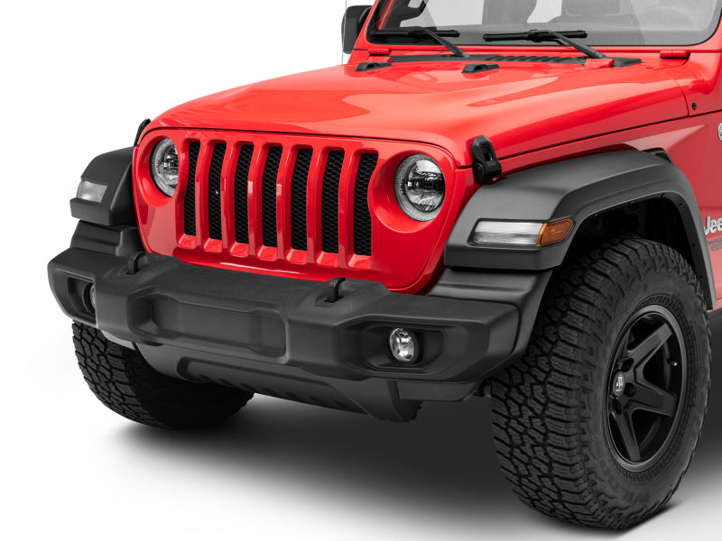 Raxiom J142668 - RAXJ142668 - Raxiom 18-22 Jeep Wrangler JL/JT Axial 9-Inch LED Headlights w/RGB Halo- Black Housing (Clear Lens) - Shipped in Europe - Tuningsupply.com