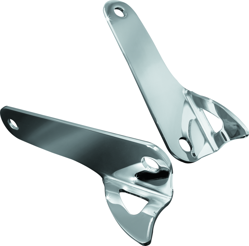 Kuryakyn 924 - KUR924 - Kuryakyn Teardrop Tie Down Brackets 00-13 Touring Models Chrome - Shipped in Europe - Tuningsupply.com