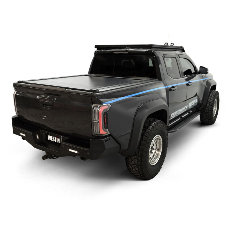 Westin 19-62785 - WES19-62785 - Westin 24-26 Toyota Tacoma 5ft Bed Manual Retractable Tonneau Cover - Black - Shipped in Europe - Tuningsupply.com