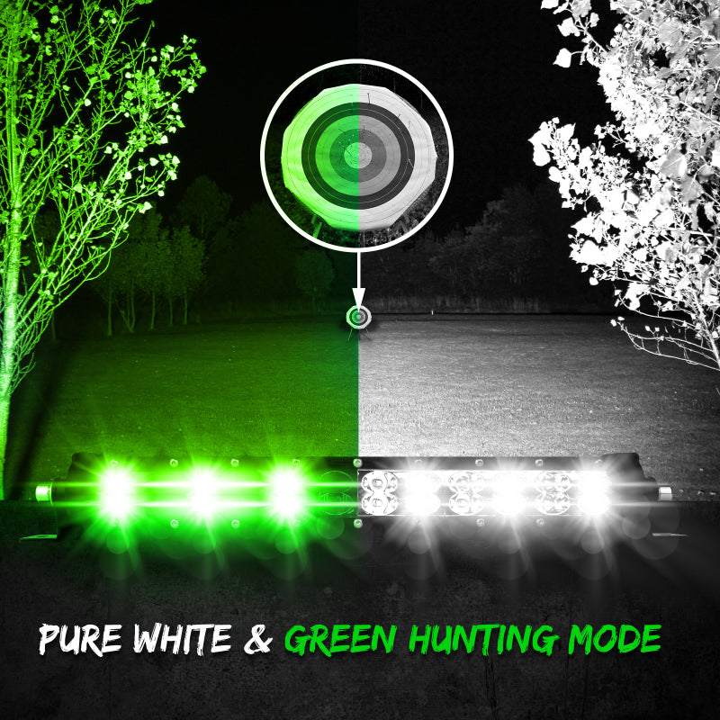 XKGLOW XK-BAR-14 - XKGXK-BAR-14 - XK Glow RGBW Light Bar High Power Offroad Work/Hunting Light w/ Bluetooth Controller 14In - Shipped in Europe - Tuningsupply.com