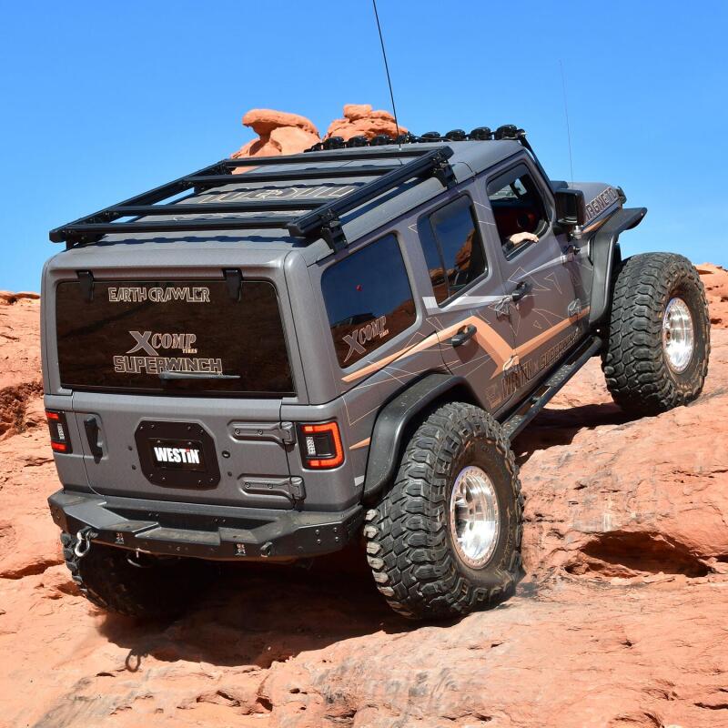 Westin 59-761205 - WES59-761205 - Westin 18-25 Wrangler JL Spare Tire Delete Plate - Tex. Blk - Shipped in Europe - Tuningsupply.com