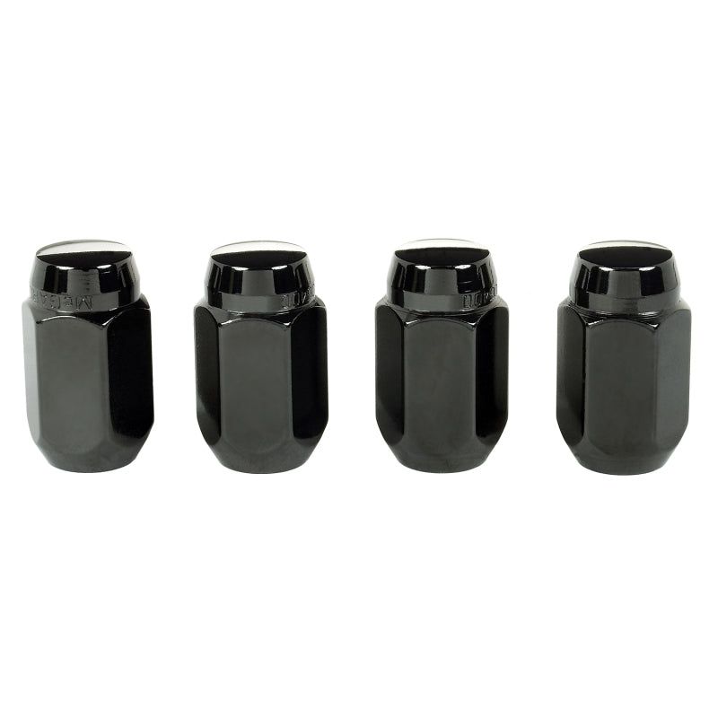 McGard 64031 - MCG64031 - McGard Hex Lug Nut (Cone Seat) M12X1.5 / 13/16 Hex / 1.5in. Length (4-pack) - Black - Shipped in Europe - Tuningsupply.com