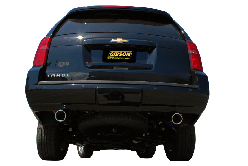 Gibson 65669 - GIB65669 - Gibson 10-19 Chevrolet Tahoe LS 5.3L 2.25in Cat-Back Dual Split Exhaust - Stainless - Shipped in Europe - Tuningsupply.com