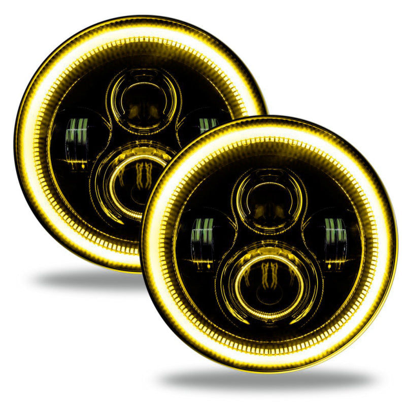 ORACLE Lighting 5769J-332 - ORL5769J-332 - Oracle Jeep Wrangler JL/Gladiator JT 7in. High Powered LED Headlights (Pair) - Dynamic - Shipped in Europe - Tuningsupply.com