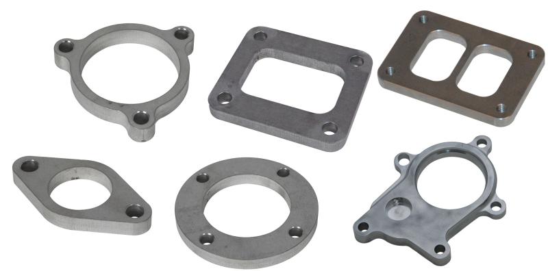 Vibrant 14020 - VIB14020 - Vibrant Mitsubishi EVO 789 and X Turbo Inlet Flange Mild Steel 1/2in Thick (Drilled Holes) - Shipped in Europe - Tuningsupply.com