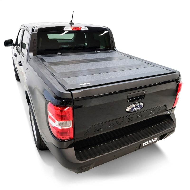 Westin 19-44795 - WES19-44795 - Westin 22-26 Ford Maverick 4WD 4ft. 6in. Bed Hard Tri-Fold Tonneau Cover - Black - Shipped in Europe - Tuningsupply.com
