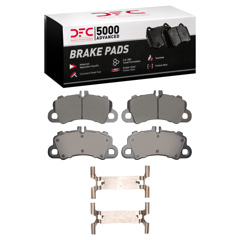 DFC 1551-2192-01 - DFC1551-2192-01 - DFC 19-23 Porsche Cayenne Front 5000 Advanced Low Metallic Brake Pads and Hardware Kit - Shipped in Europe - Tuningsupply.com