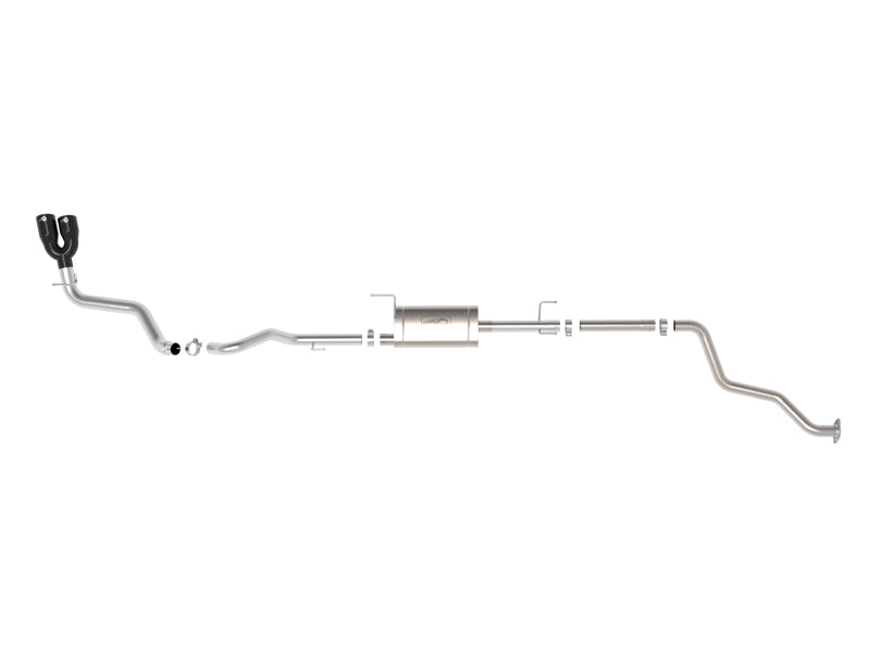 aFe 49-36074-B - AFE49-36074-B - aFe 2024 Toyota Tacoma L4 2.4L Vulcan Series 2.5-3in 304 SS Steel Cat-Back Exhaust w/Black Tips - Shipped in Europe - Tuningsupply.com