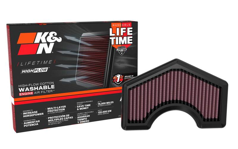 K&N Engineering AL-6625 - KNNAL-6625 - K&N Replacement Air Filter Aprilia Tuareg 660 2022-2025 - Shipped in Europe - Tuningsupply.com
