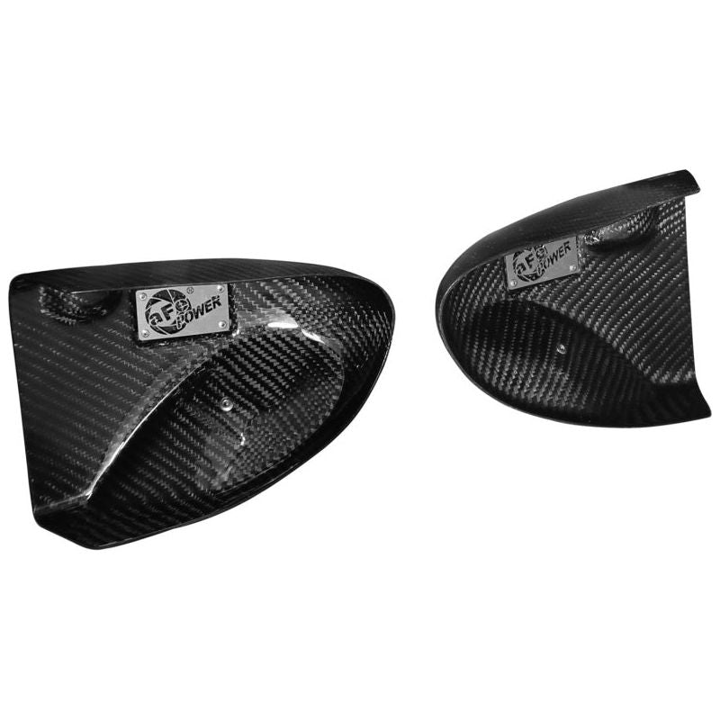 aFe 54-12489-C - AFE54-12489-C - aFe Magnum FORCE Intake System Carbon Fiber Scoops BMW M5 (F10) 12-14 V8-4.4L (tt) - Shipped in Europe - Tuningsupply.com