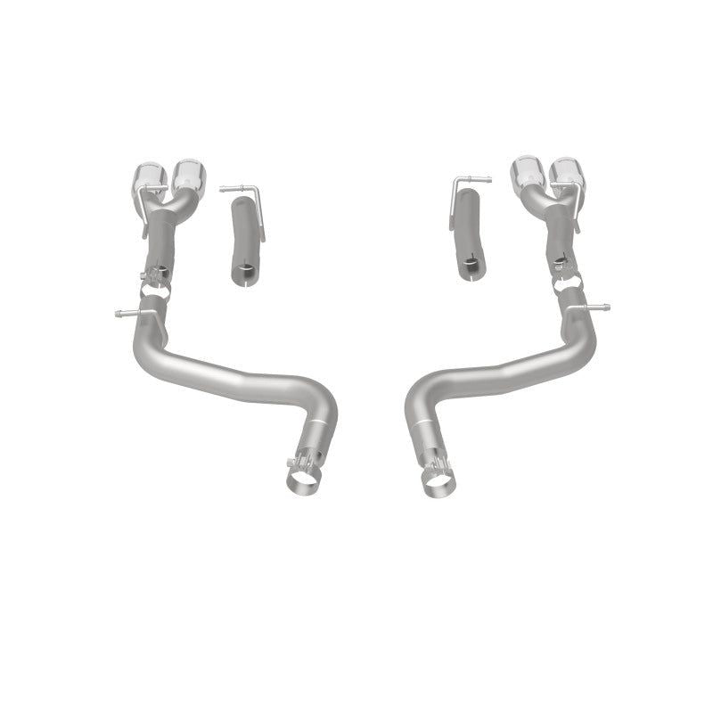 Magnaflow 19218 - MAG19218 - MagnaFlow Axle-Back, SS, 2.5in, Quad Split Rear 3.5in Tip 2015 Dodge Challenger 3.6L V6 - Shipped in Europe - Tuningsupply.com