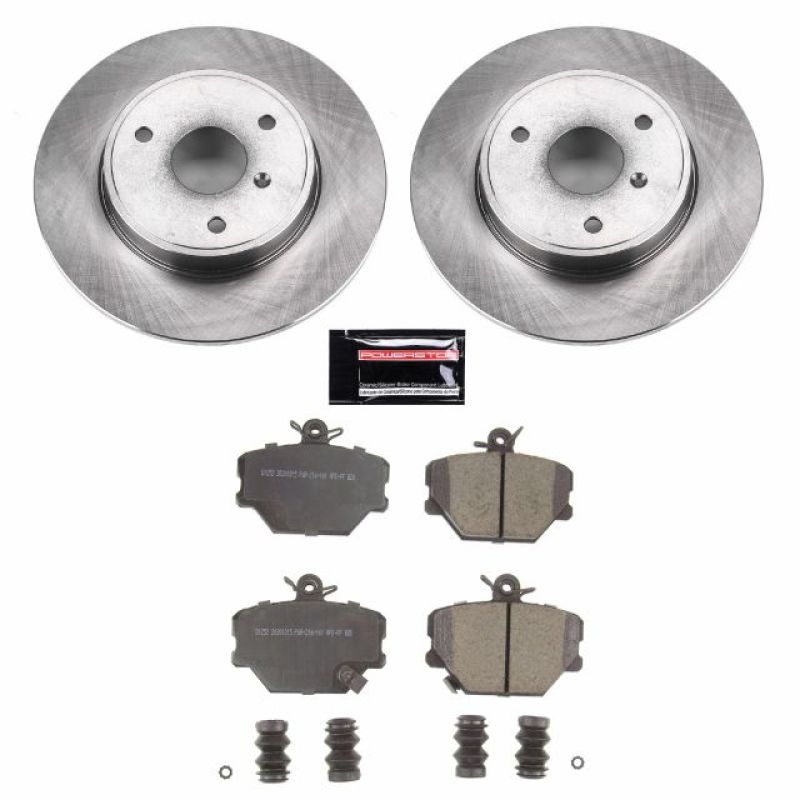 PowerStop KOE5695 - PSBKOE5695 - Power Stop 08-16 Smart Fortwo Front Autospecialty Brake Kit - Shipped in Europe - Tuningsupply.com