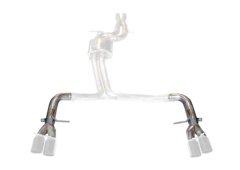 AWE Tuning 3820-41006 - AWE3820-41006 - AWE Tuning Audi B8 S4/S5 Track Edition Conversion Kit for 90mm Tips - Shipped in Europe - Tuningsupply.com