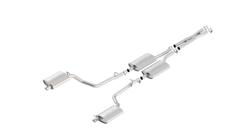 Borla 140448 - BOR140448 - Borla 11-14 Dodge Charger SE / 11-14 Chrysler 300 Ltd/Base/12 300 S X-Pipe Touring Catback Exhaust - Shipped in Europe - Tuningsupply.com