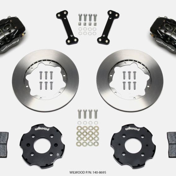 Wilwood 140-8695 - WIL140-8695 - Wilwood Forged Dynalite Front Hat Kit 11.00in Integra/Civic w/Fac.240mm Rtr - Shipped in Europe - Tuningsupply.com
