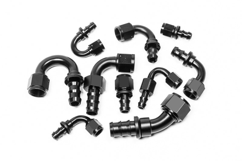 Radium Engineering 14-0205 - RAD14-0205 - Radium Engineering -6AN 180 Degree Push-Lok Hose End - Shipped in Europe - Tuningsupply.com