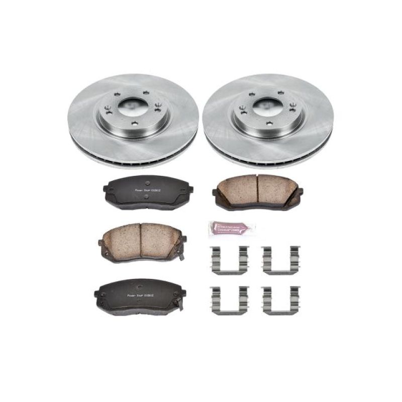 PowerStop KOE6087 - PSBKOE6087 - Power Stop 10-15 Hyundai Tucson Front Autospecialty Brake Kit - Shipped in Europe - Tuningsupply.com
