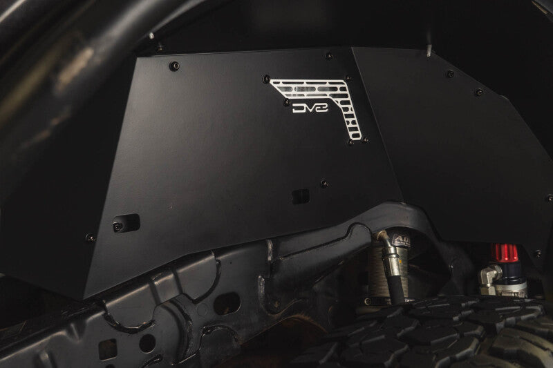 DV8 Offroad INFEND-08RB - DVEINFEND-08RB - DV8 Offroad 21-25 Ford Bronco Rear Aluminum Inner Fenders - Black - Shipped in Europe - Tuningsupply.com