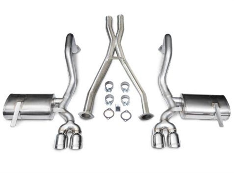 CORSA Performance 14114 - COR14114 - Corsa 1997-2004 Chevrolet Corvette C5 Z06 5.7L V8 Polished Xtreme Cat-Back + XO Exhaust - Shipped in Europe - Tuningsupply.com