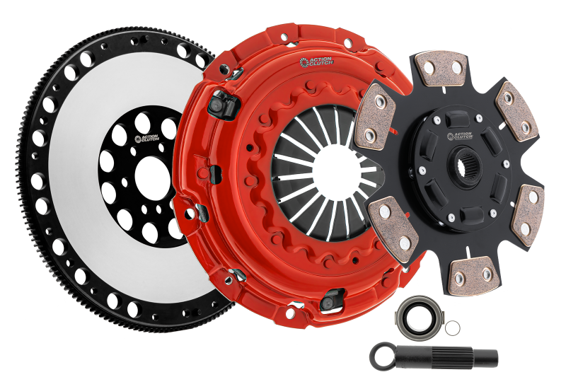 Action Clutch ACR-0596 - AONACR-0596 - Action Clutch 03-12 Honda Accord 2.4L (K24A4) Stage 3 Clutch Kit (1MS) w/Lightened Flywheel - Shipped in Europe - Tuningsupply.com