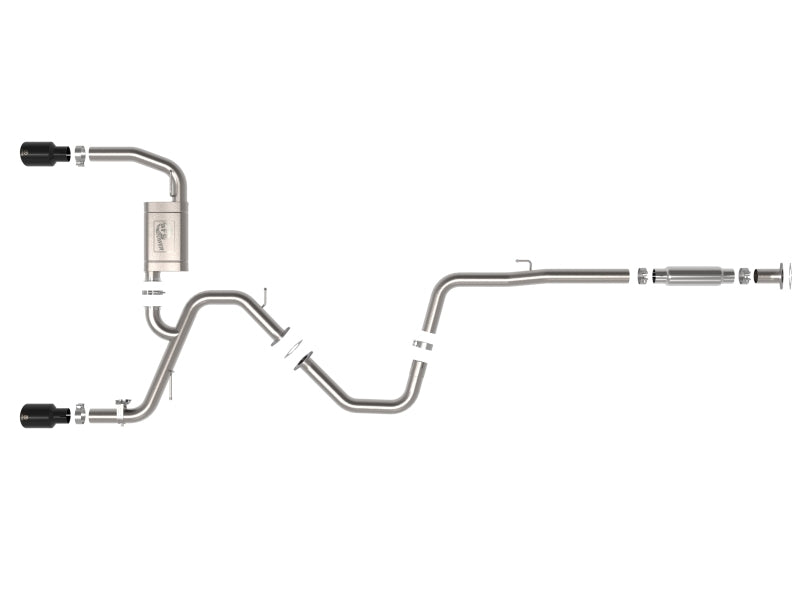 aFe 49-37028-B - AFE49-37028-B - aFe Takeda Hyundai Elantra N 22-23 L4-2.0L (t) 3in 304 SS Cat-Back Exhaust w/ Black Tips - Shipped in Europe - Tuningsupply.com