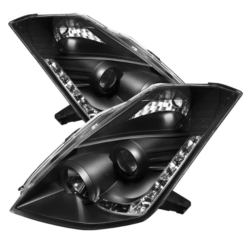 SPYDER 5042316 - SPY5042316 - Spyder Nissan 350Z 06-08 Projector Headlights Xenon/HID Model- DRL Blk PRO-YD-N350Z06-HID-DRL-BK - Shipped in Europe - Tuningsupply.com