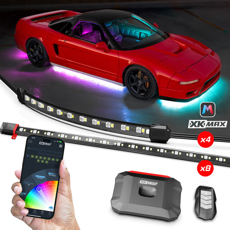 XKGLOW MX-CAR-ADVANCE - XKGMX-CAR-ADVANCE - XKGLOW 5th Gen LED Lighting Technology w/ Advanced Chasing Light Function w/ Key Fob - Shipped in Europe - Tuningsupply.com