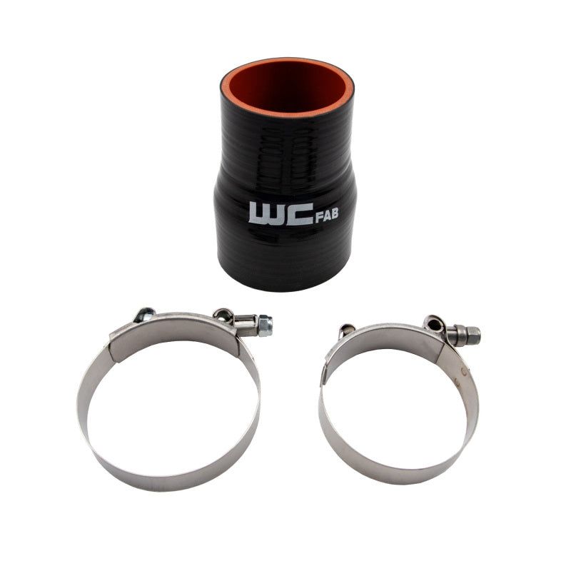 Wehrli WCF207-105 - WCFWCF207-105 - Wehrli 2.375in x 3in ID Straight Reducer 4.5in Long Silicone Boot and Clamp Kit - Shipped in Europe - Tuningsupply.com