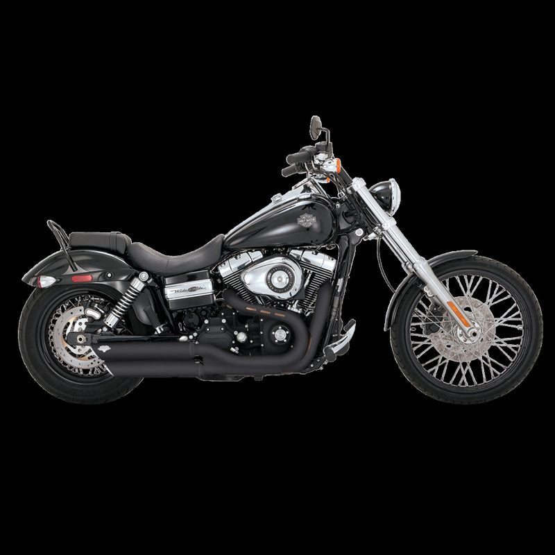Vance and Hines 46845 - VAH46845 - Vance & Hines Harley-Davidson 08-17 Dyna / Fatbob/ Wide Glide Twin Slash 3in Slip-On Exhaust - Shipped in Europe - Tuningsupply.com