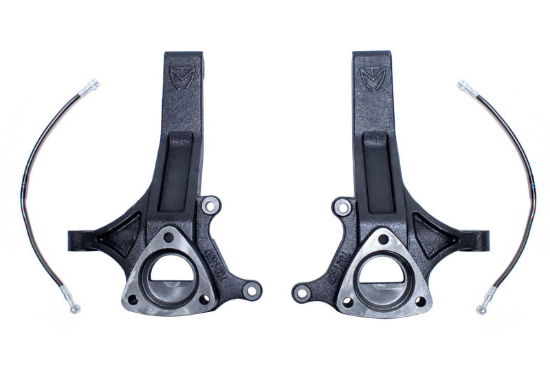 Maxtrac 702145 - MXT702145 - MaxTrac 02-18 Dodge RAM 1500 2WD 4.5in Front Lift Spindles w/Extended DOT Compliant Brake Lines - Shipped in Europe - Tuningsupply.com