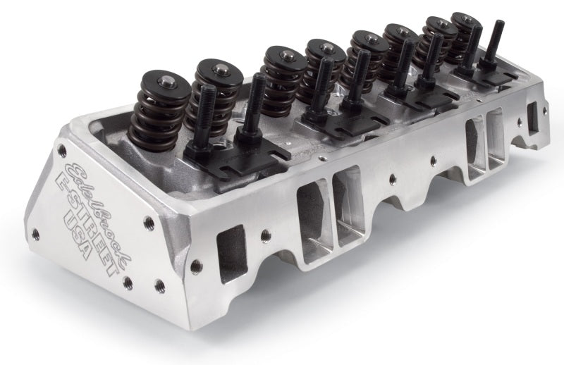 Edelbrock 5089 - EDE5089 - Edelbrock Cylinder Head E-Street SB Chevrolet 64cc (Complete Pair) - Shipped in Europe - Tuningsupply.com