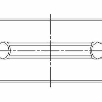 ACL 5M1237H-STD - ACL5M1237H-STD - ACL 08+ Mitsubishi 4B11T Evo X Std Size High Perf Main Bearing Set - Shipped in Europe - Tuningsupply.com