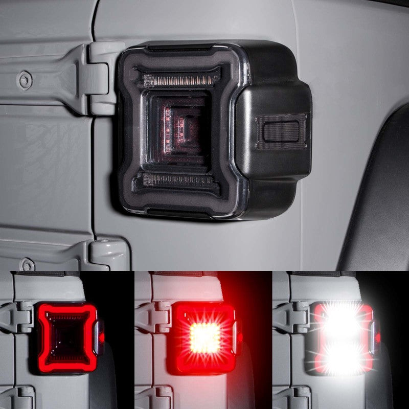 XKGLOW XK041027 - XKGXK041027 - XK Glow Jeep JL LED Taillight w/ Smoked Lens - Shipped in Europe - Tuningsupply.com