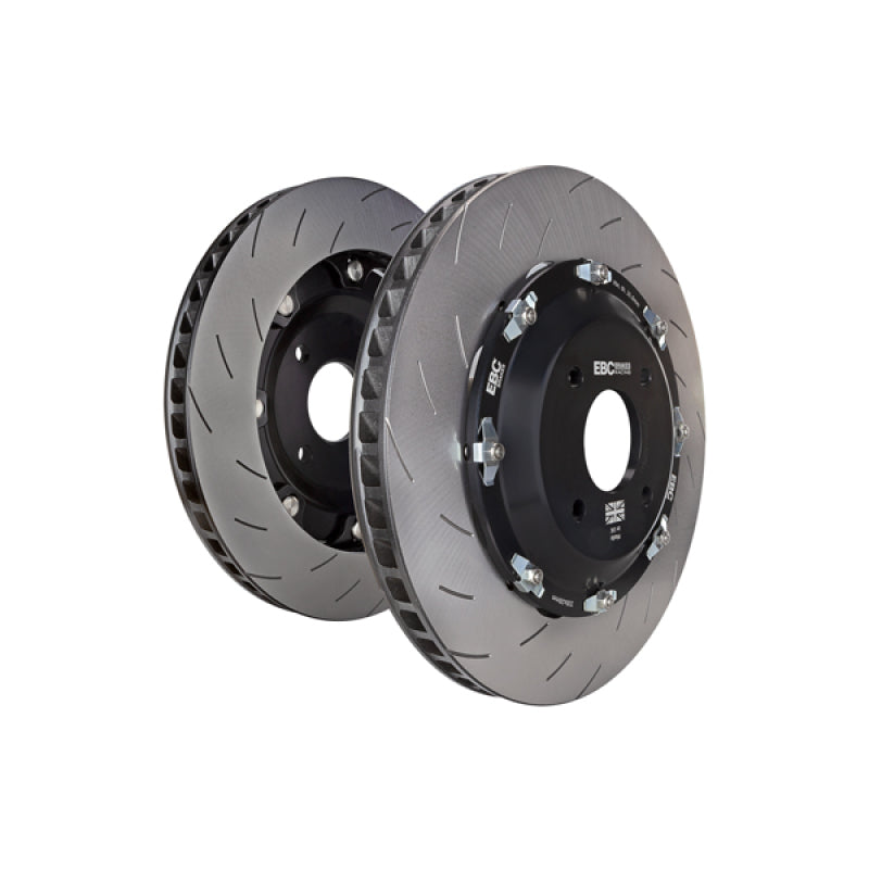 EBC SG2FC7364 - EBCSG2FC7364 - EBC Racing 06-13 Chevrolet Corvette C6 7.0L (Z06) SG-Racing Floating Conversion Rotors - Shipped in Europe - Tuningsupply.com