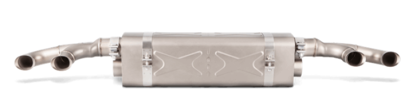 Akrapovic S-PO/TI/6H - AKRS-PO/TI/6H - Akrapovic 16-17 Porsche 911 Turbo/Turbo S (991.2) Slip-On Line (Titanium) (Req. Tips/Diffuser) - Shipped in Europe - Tuningsupply.com
